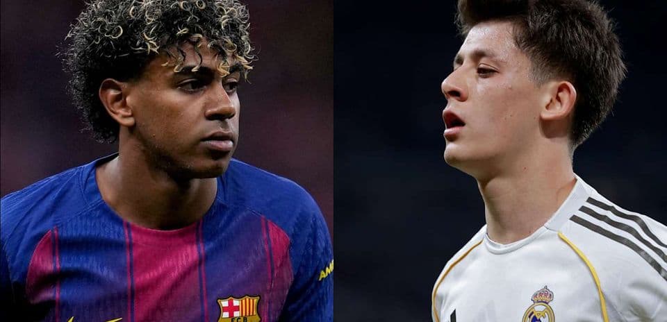 Jugadores de FC Barcelona y Real Madrid en perfil Jugadores de FC Barcelona y Real Madrid en perfil