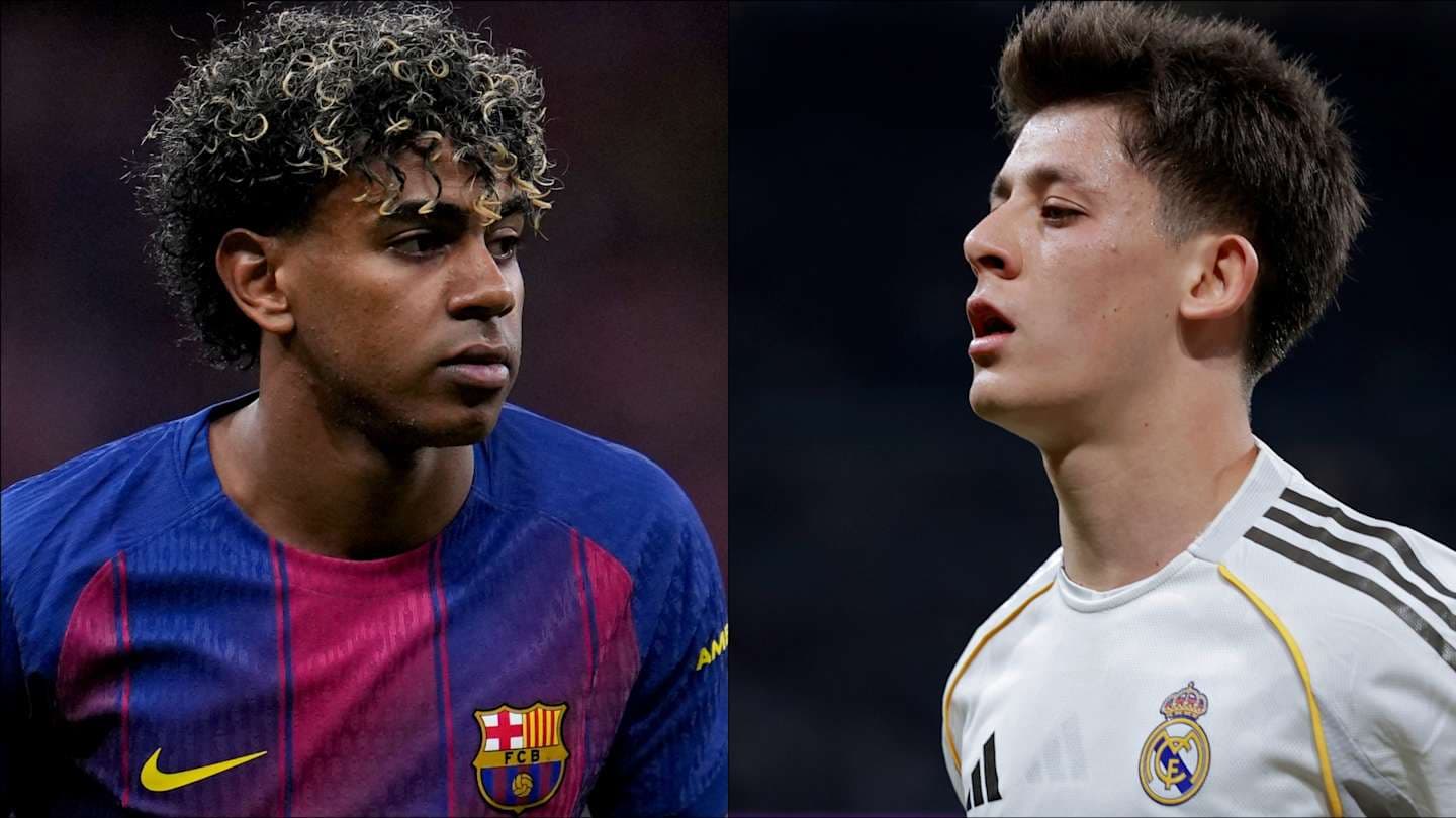 Jugadores de FC Barcelona y Real Madrid en perfil Jugadores de FC Barcelona y Real Madrid en perfil