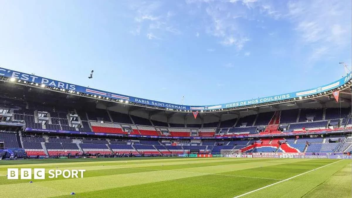 Estadio de París Saint-Germain antes del partido Estadio de París Saint-Germain antes del partido