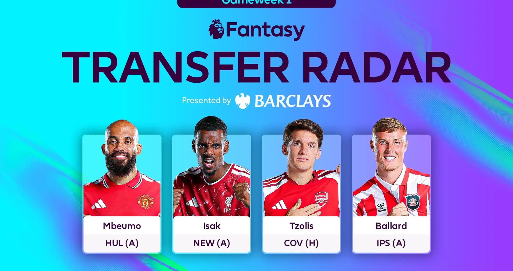 Cuatro jugadores destacados para la transferencia de Fantasy Cuatro jugadores destacados para la transferencia de Fantasy