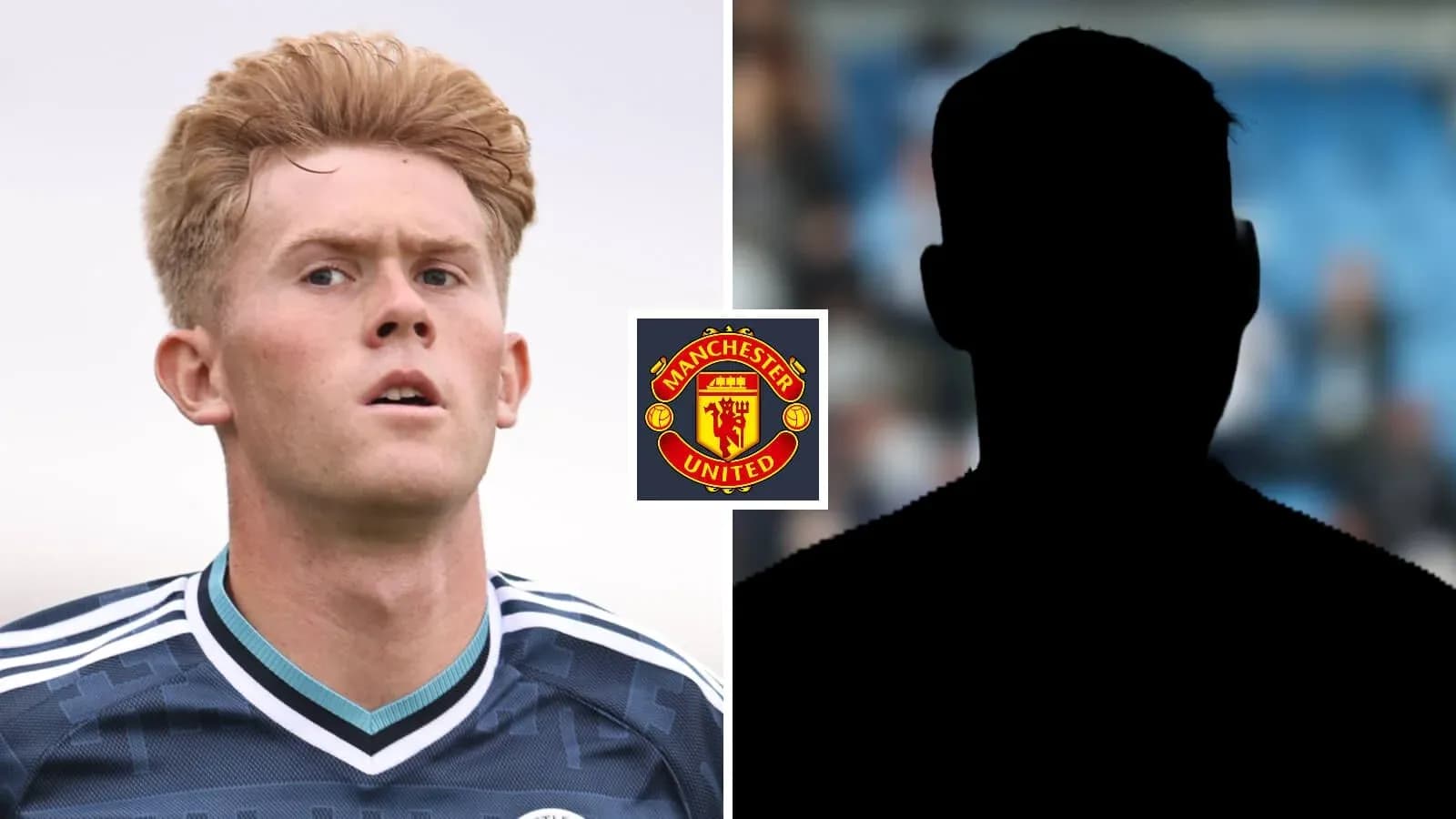 Jugador de Manchester United en uniforme mirando hacia adelante Jugador de Manchester United en uniforme mirando hacia adelante