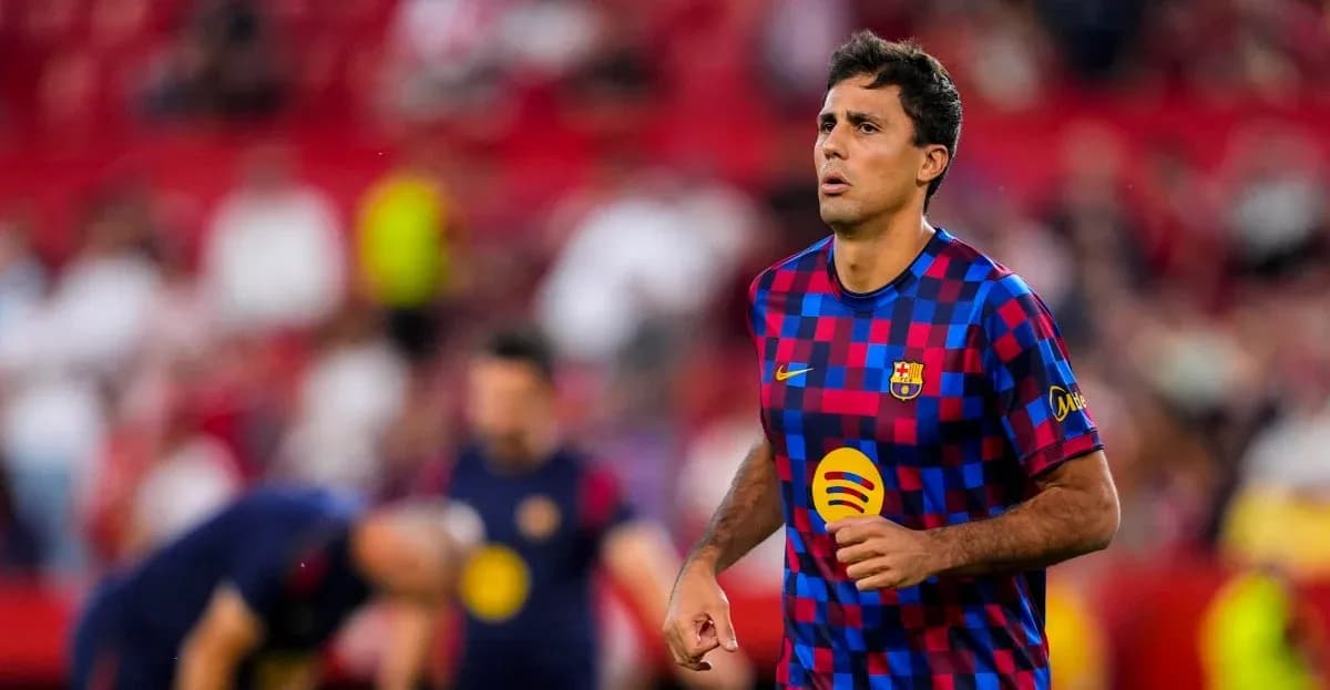 Jugador del Barcelona calentando antes del partido Jugador del Barcelona calentando antes del partido