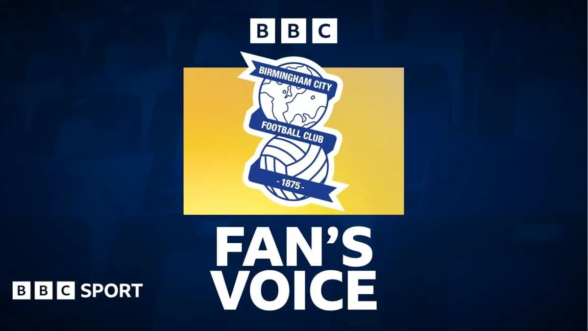 Logo de Birmingham City Football Club con texto Logo de Birmingham City Football Club con texto