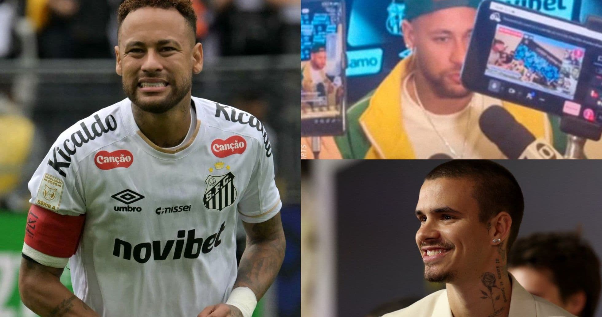 Neymar jugando y en conferencias de prensa Neymar jugando y en conferencias de prensa