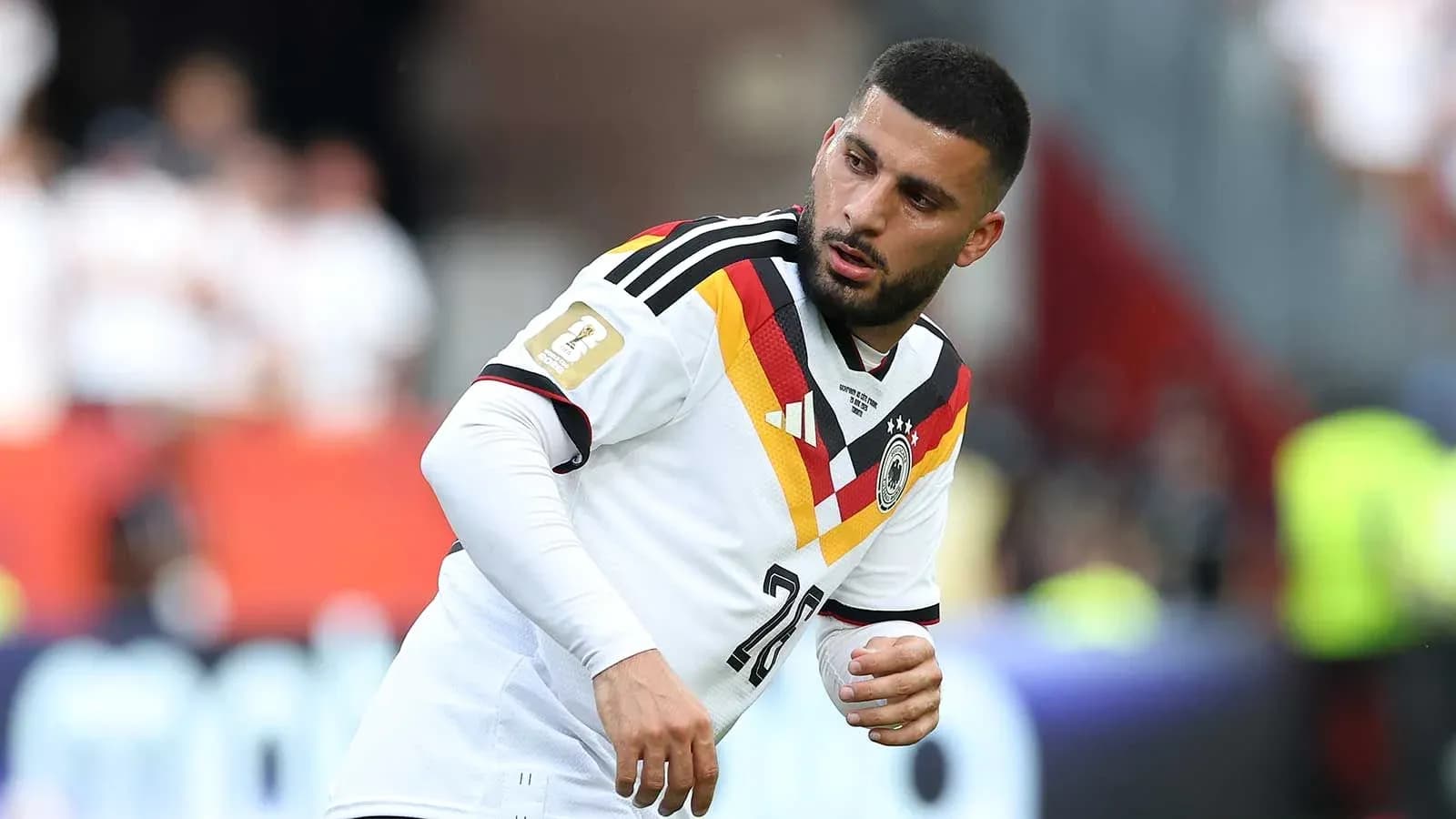 Jugador alemán en acción durante un partido Jugador alemán en acción durante un partido