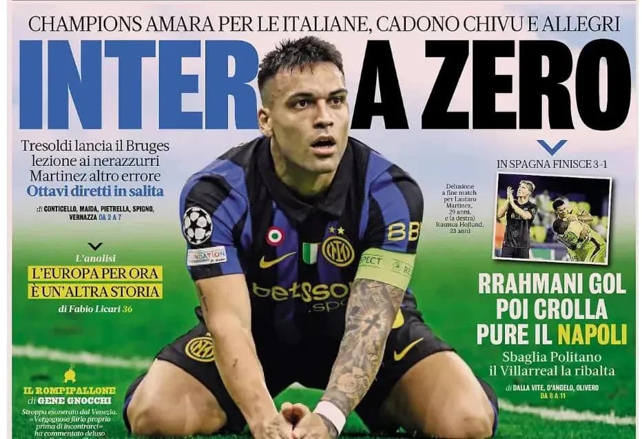 Lautaro Martínez jugando en partido de Champions League Lautaro Martínez jugando en partido de Champions League