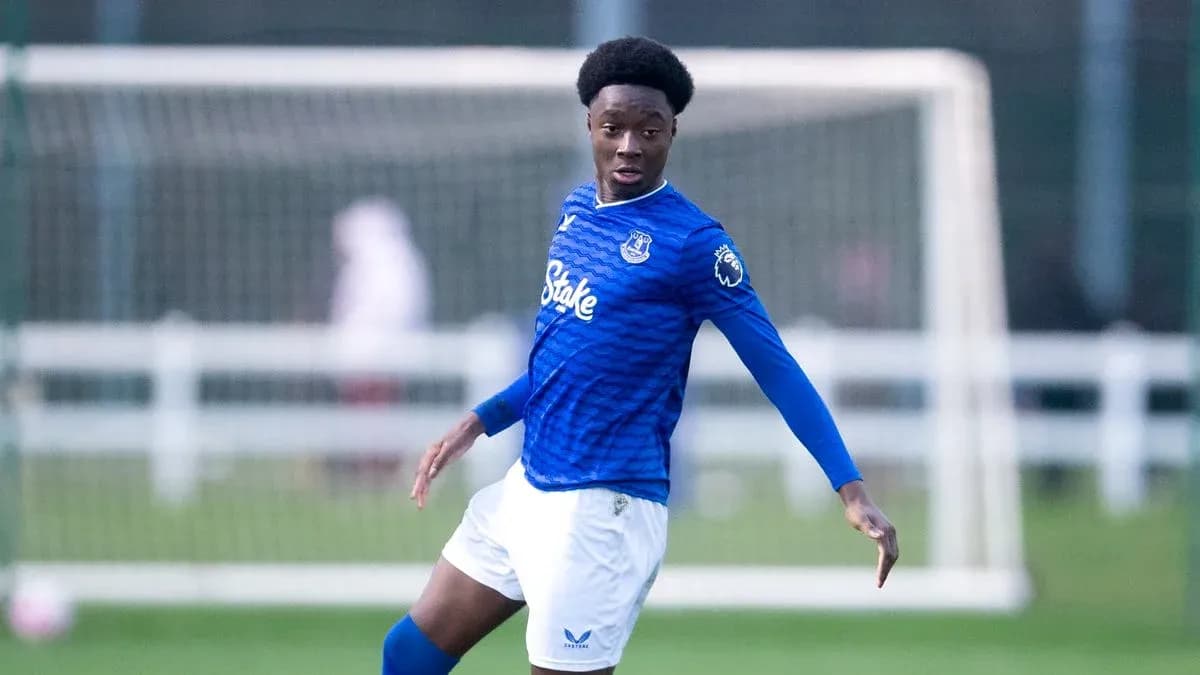 Jugador de Everton en acción durante un partido Jugador de Everton en acción durante un partido