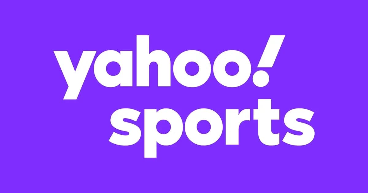 Logo de Yahoo Sports sobre fondo morado Logo de Yahoo Sports sobre fondo morado