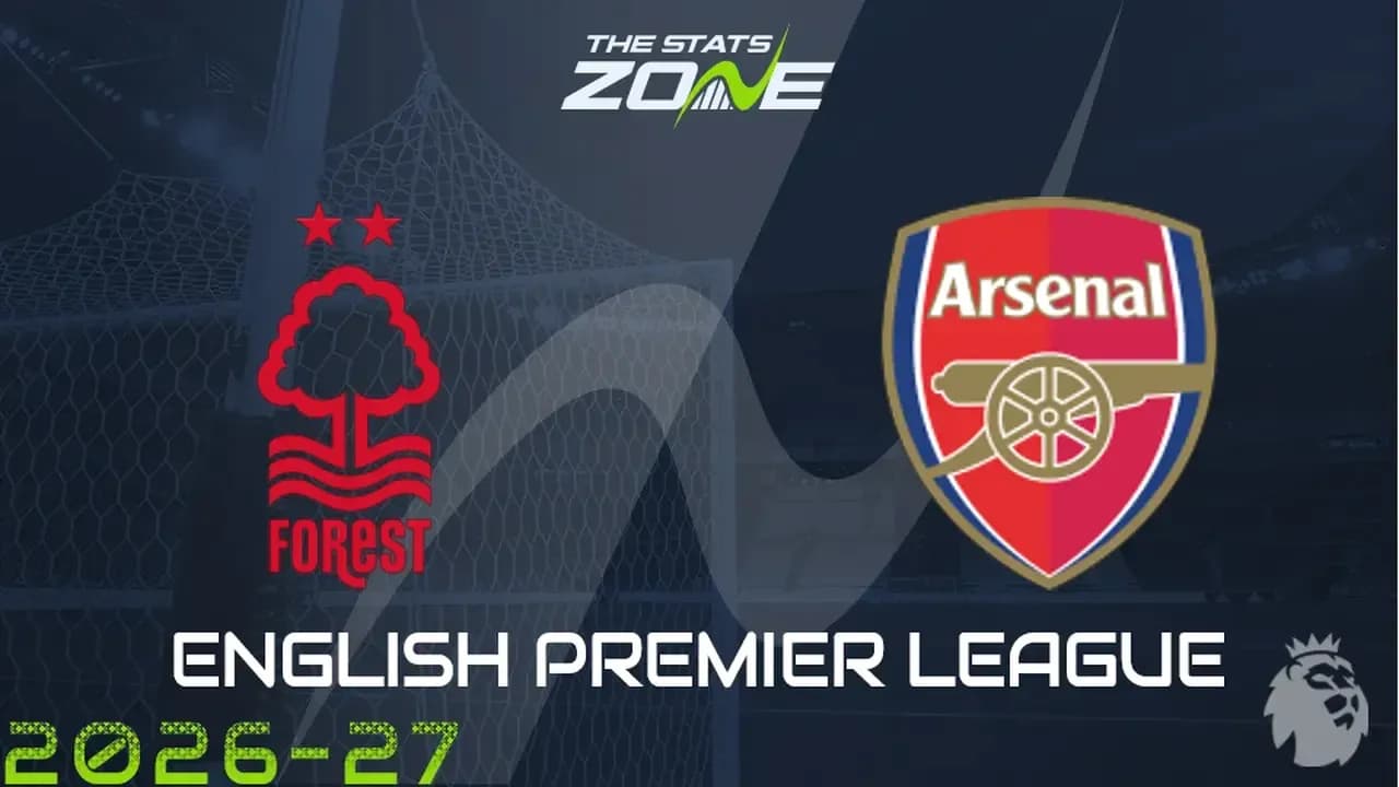 Logos de Nottingham Forest y Arsenal en Premier League Logos de Nottingham Forest y Arsenal en Premier League