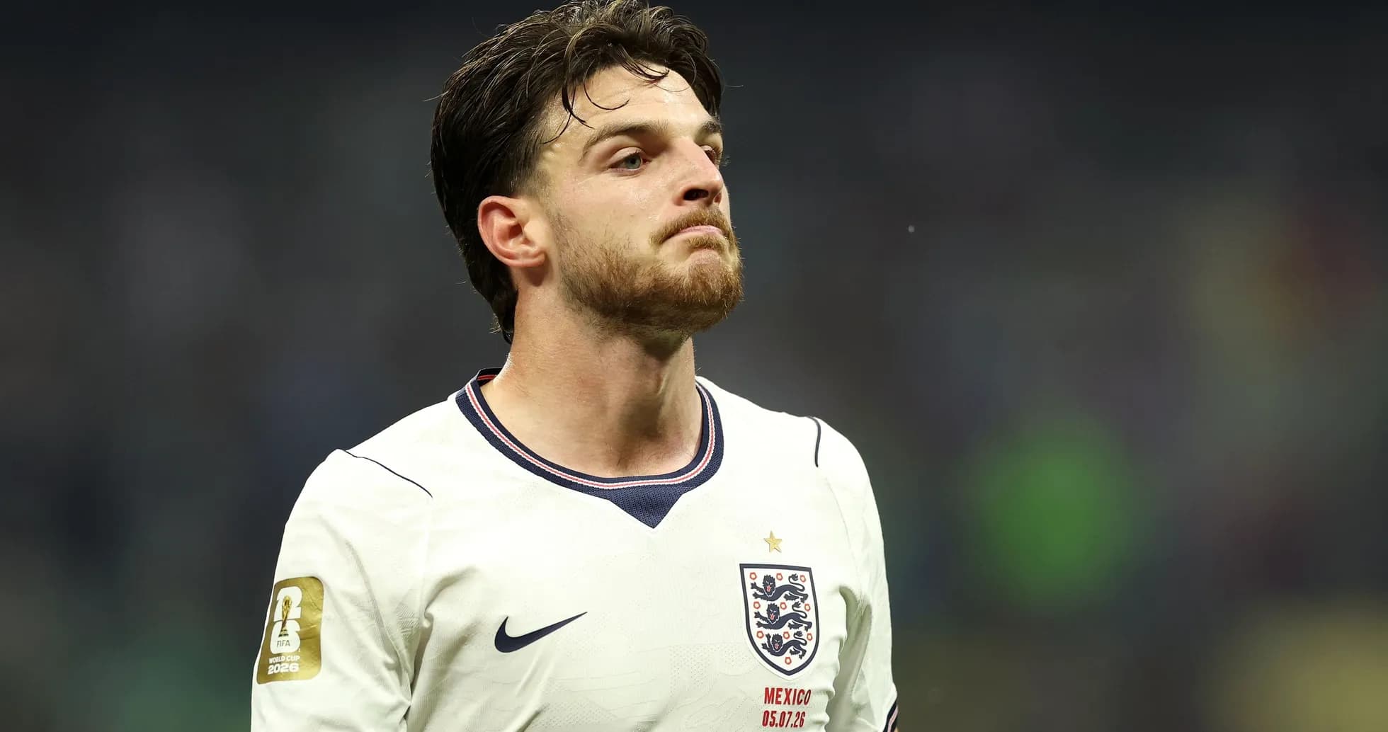Jugador de Inglaterra en partido de la Copa del Mundo Jugador de Inglaterra en partido de la Copa del Mundo