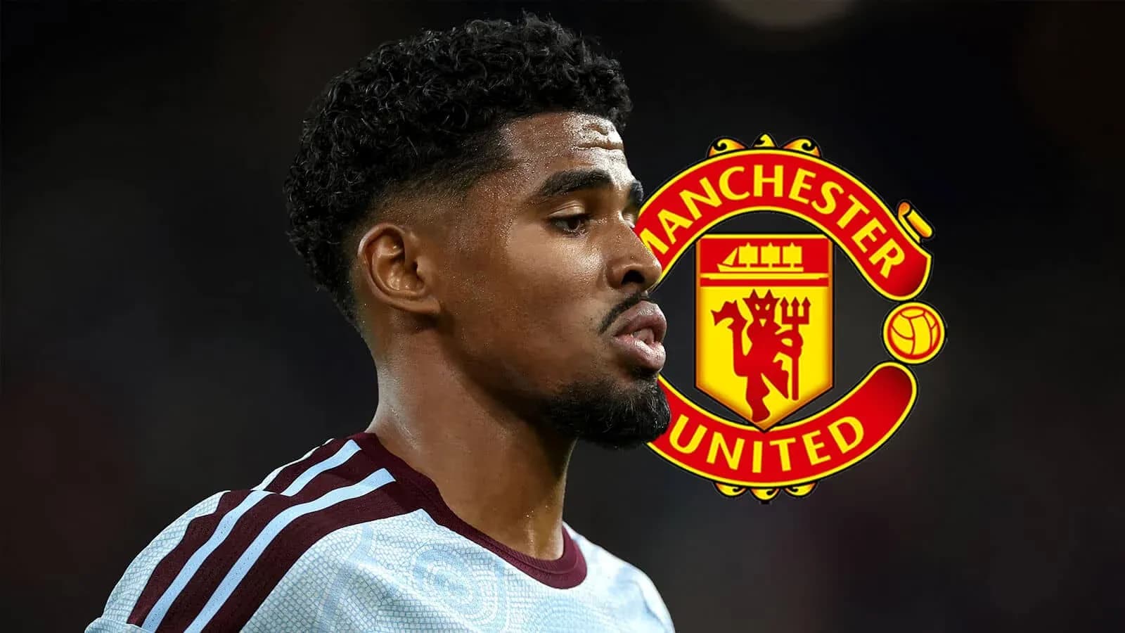 Jugador de Manchester United en primer plano Jugador de Manchester United en primer plano