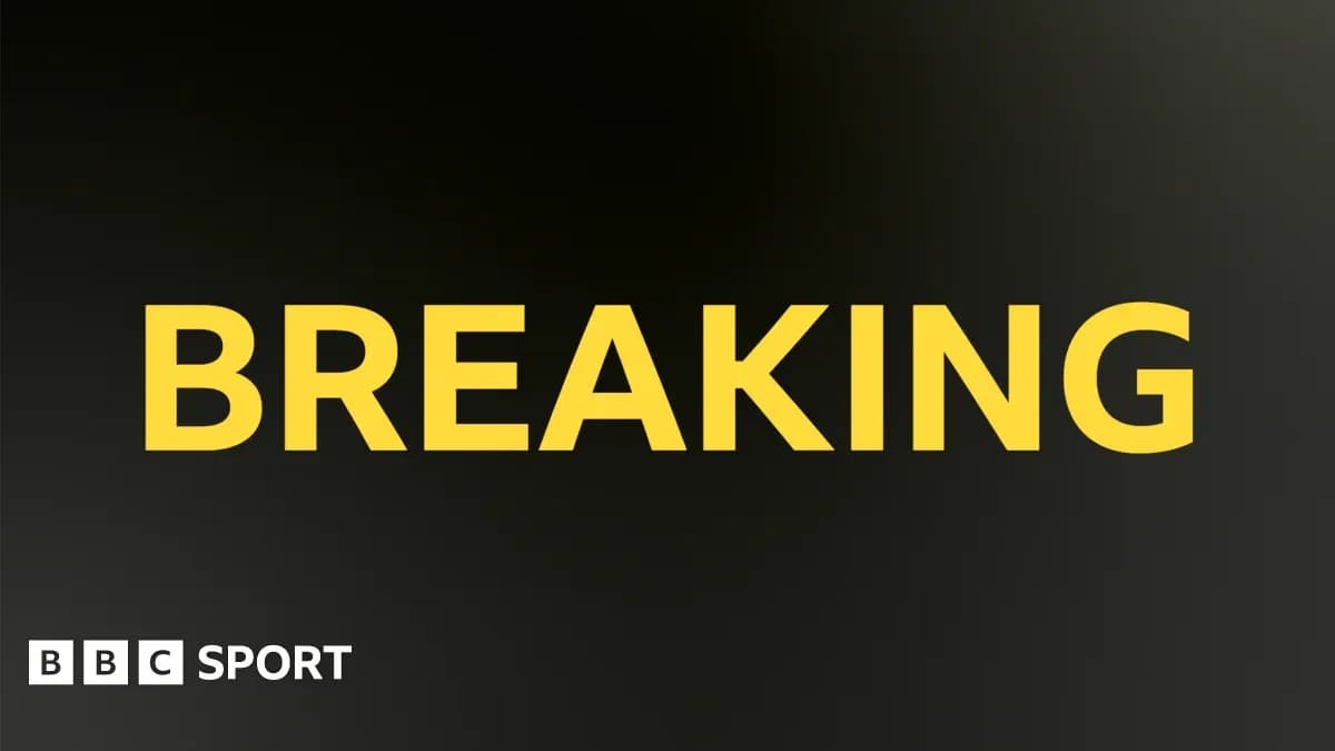 Texto de alerta de noticias deportivas en amarillo Texto de alerta de noticias deportivas en amarillo