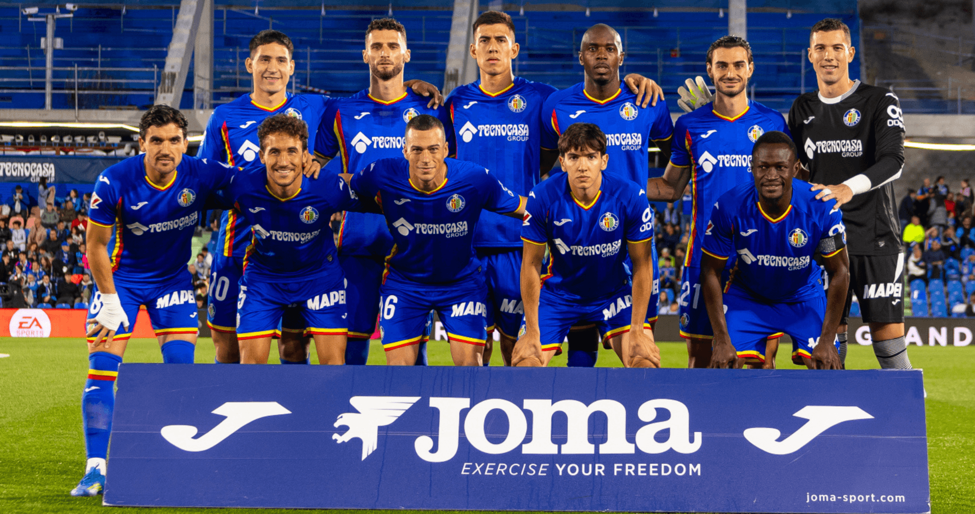 Equipo de Getafe posando para la foto Equipo de Getafe posando para la foto
