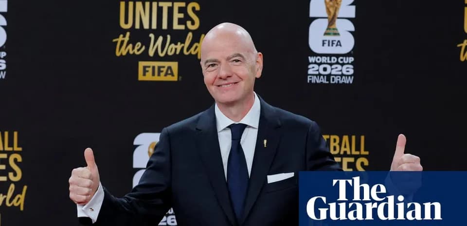 Gianni Infantino en el sorteo del Mundial 2026 Gianni Infantino en el sorteo del Mundial 2026