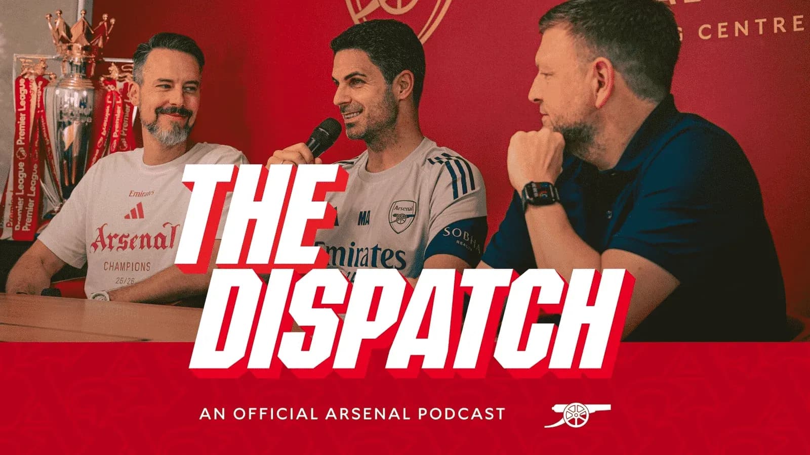 Presentadores en podcast oficial de Arsenal Presentadores en podcast oficial de Arsenal