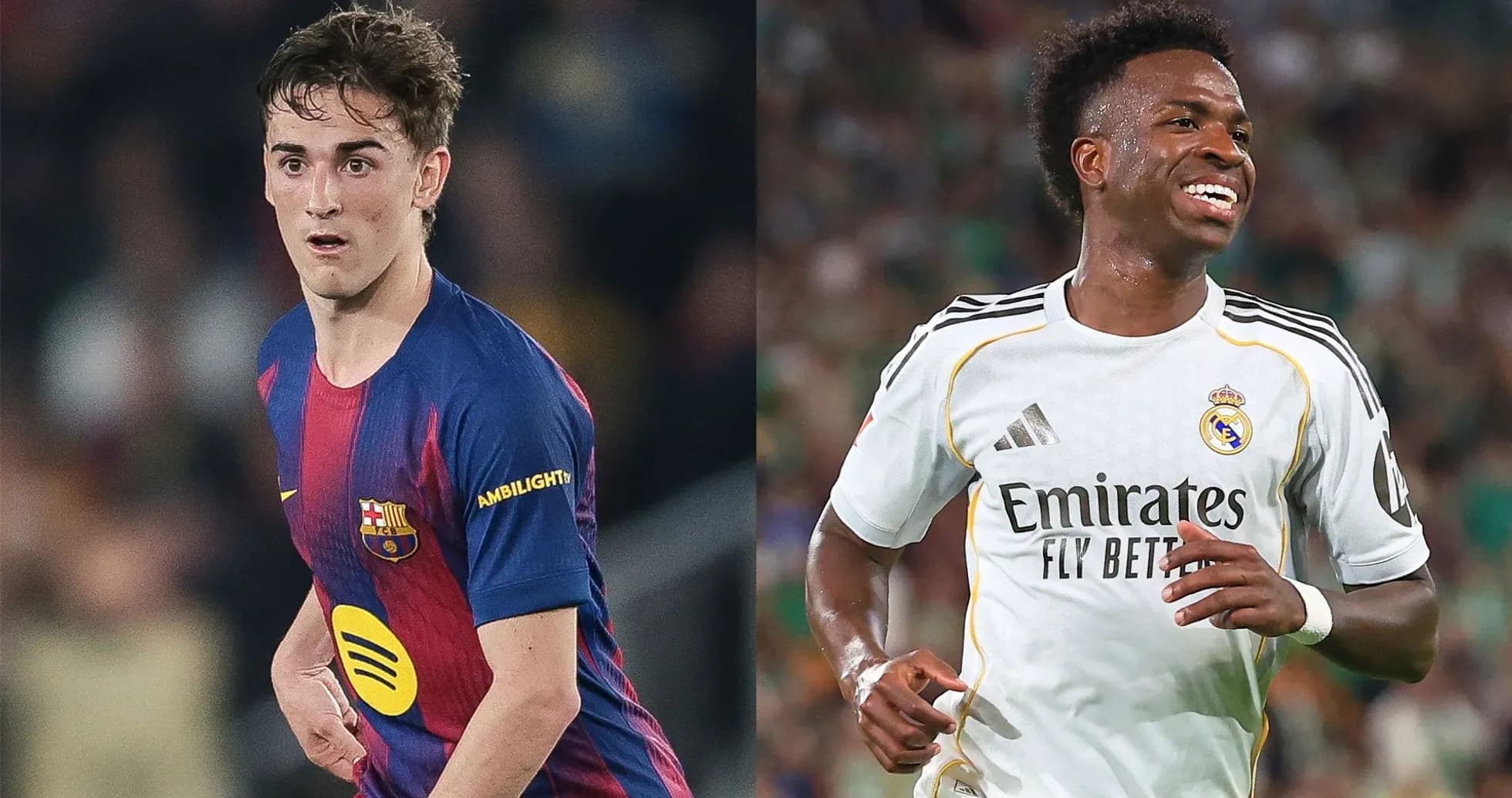 Jugadores de Barcelona y Real Madrid durante partido Jugadores de Barcelona y Real Madrid durante partido