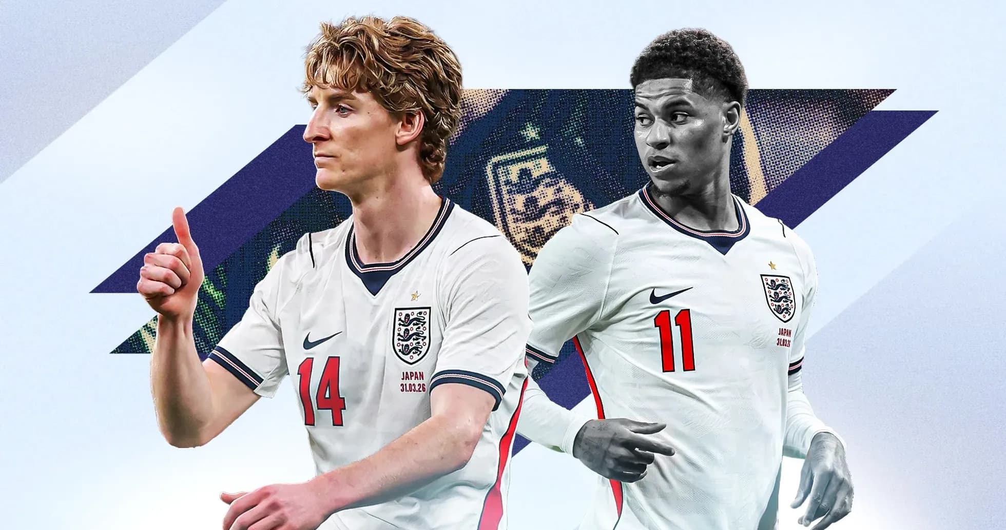 Jugadores de Inglaterra posando para la fotografía Jugadores de Inglaterra posando para la fotografía