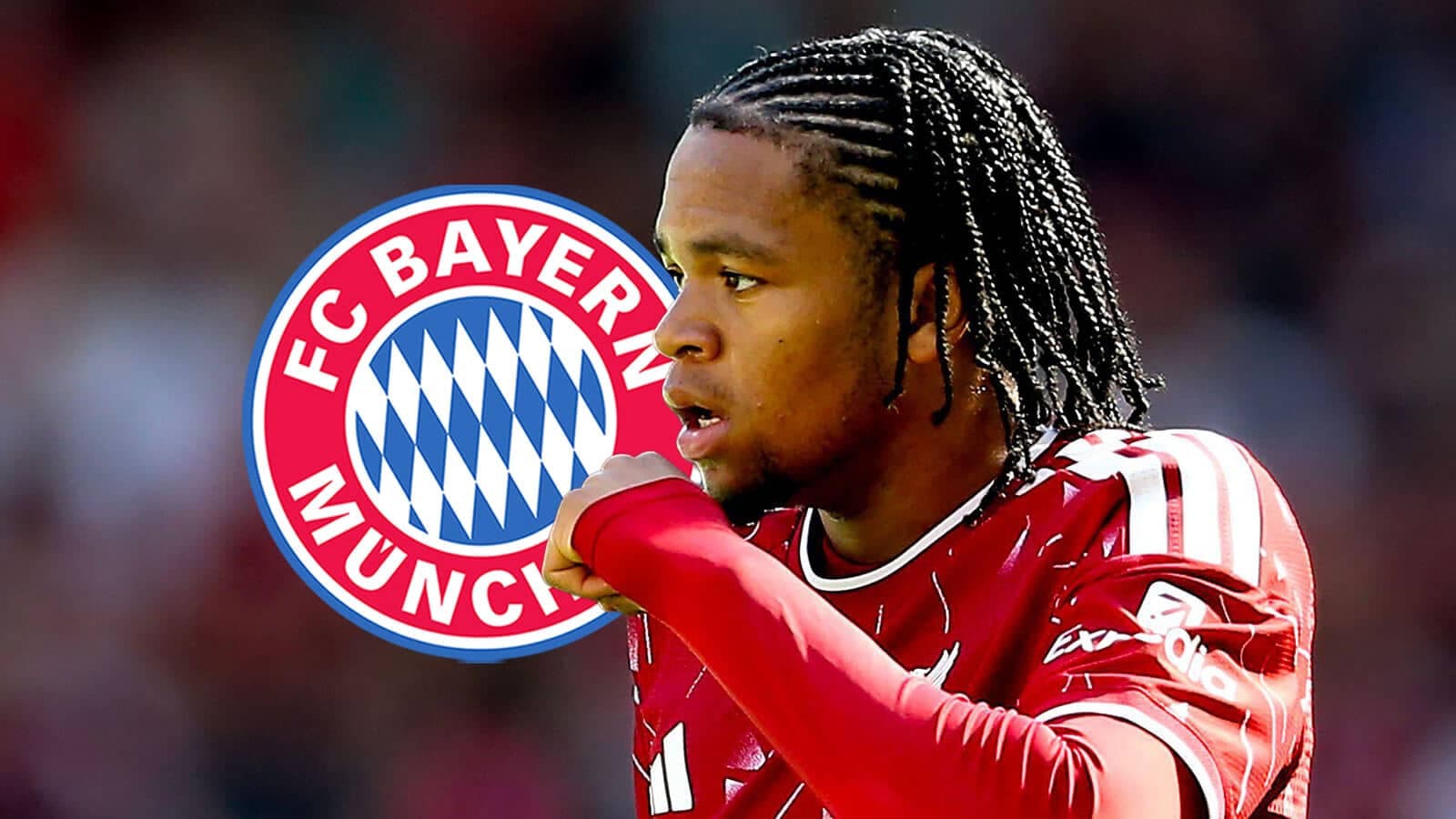 Jugador de Bayern Múnich en acción durante el partido Jugador de Bayern Múnich en acción durante el partido