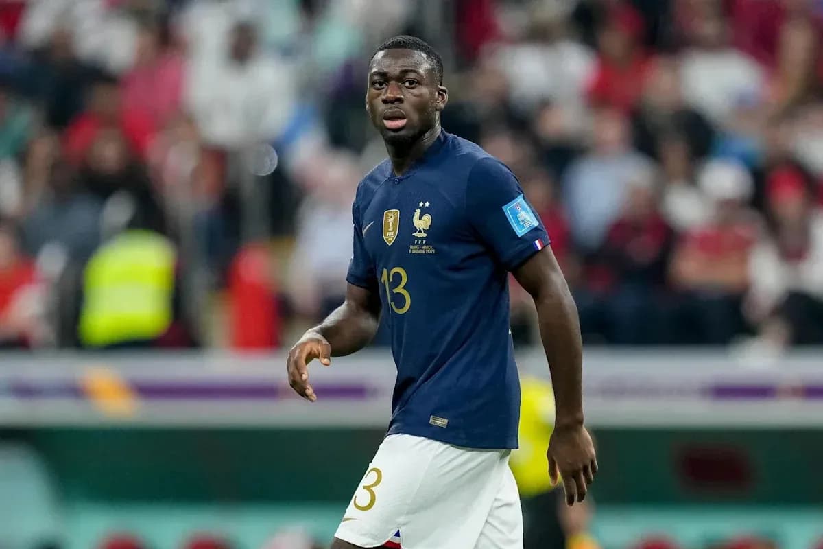 Jugador de Francia en el partido de la Copa del Mundo Jugador de Francia en el partido de la Copa del Mundo