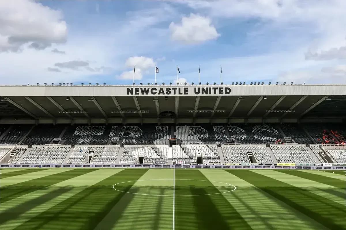 Vista del estadio de Newcastle United antes del partido Vista del estadio de Newcastle United antes del partido