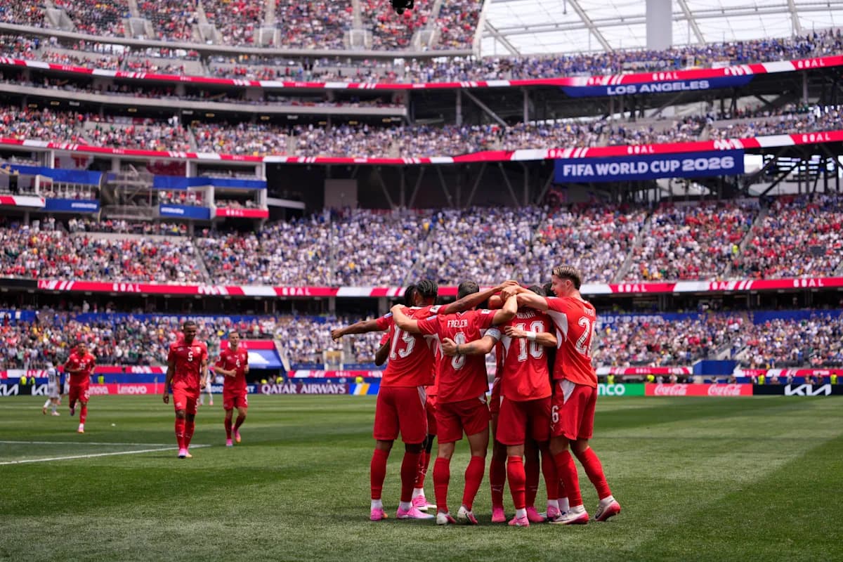 Canadá busca avanzar a la fase eliminatoria del Mundial en Vancouver, pero primero enfrenta a Suiza Canadá busca avanzar a la fase eliminatoria del Mundial en Vancouver, pero primero enfrenta a Suiza