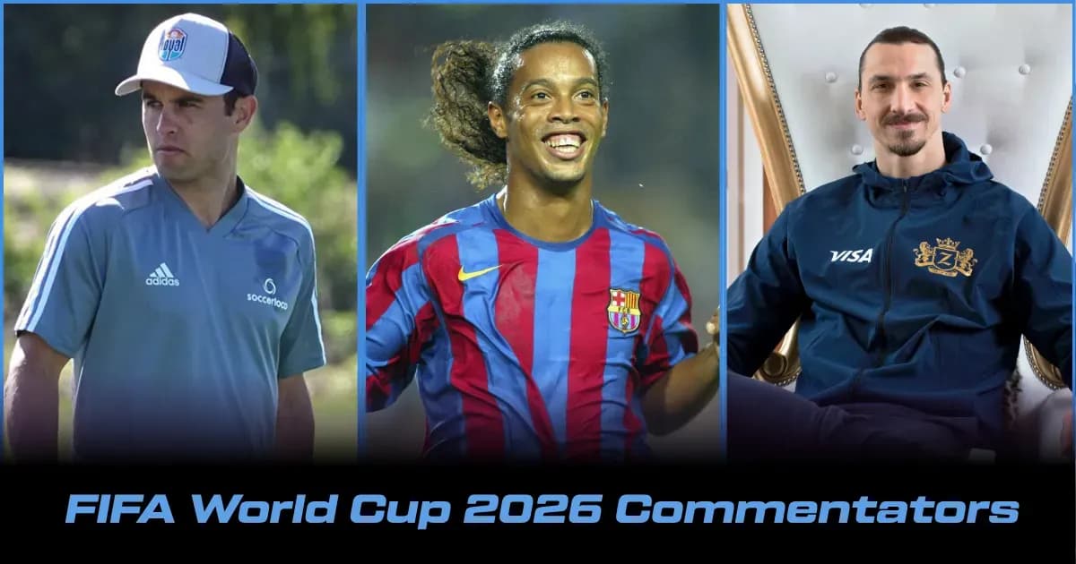 Comentaristas del Mundial de Fútbol 2026: Lista Completa de Presentadores y Analistas Comentaristas del Mundial de Fútbol 2026: Lista Completa de Presentadores y Analistas