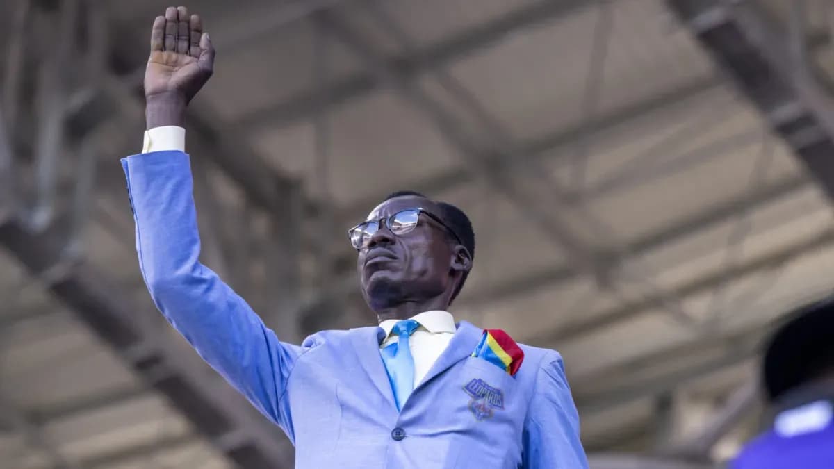 Conoce a Lumumba Vea, el aficionado emblemático de la República Democrática del Congo en el Mundial Conoce a Lumumba Vea, el aficionado emblemático de la República Democrática del Congo en el Mundial