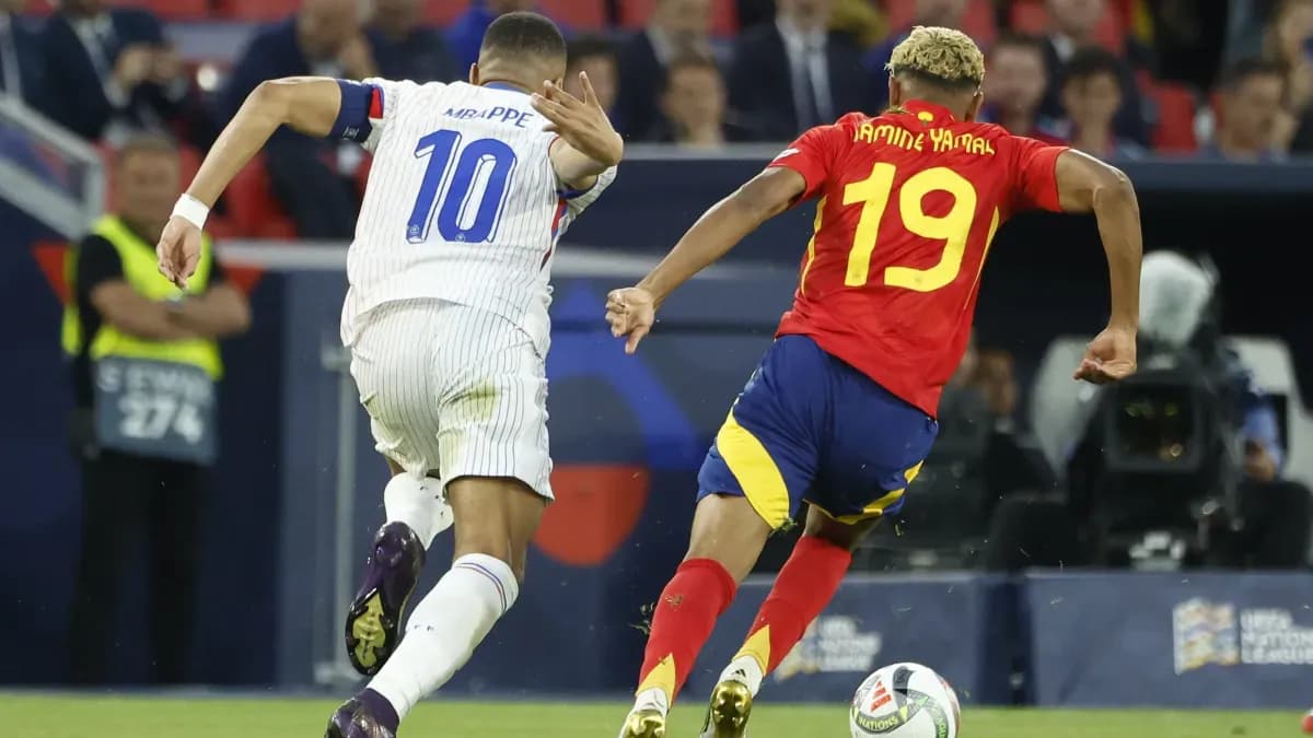 Mbappé contra Lamine Yamal: la historia de una rivalidad desigual en el fútbol europeo Mbappé contra Lamine Yamal: la historia de una rivalidad desigual en el fútbol europeo