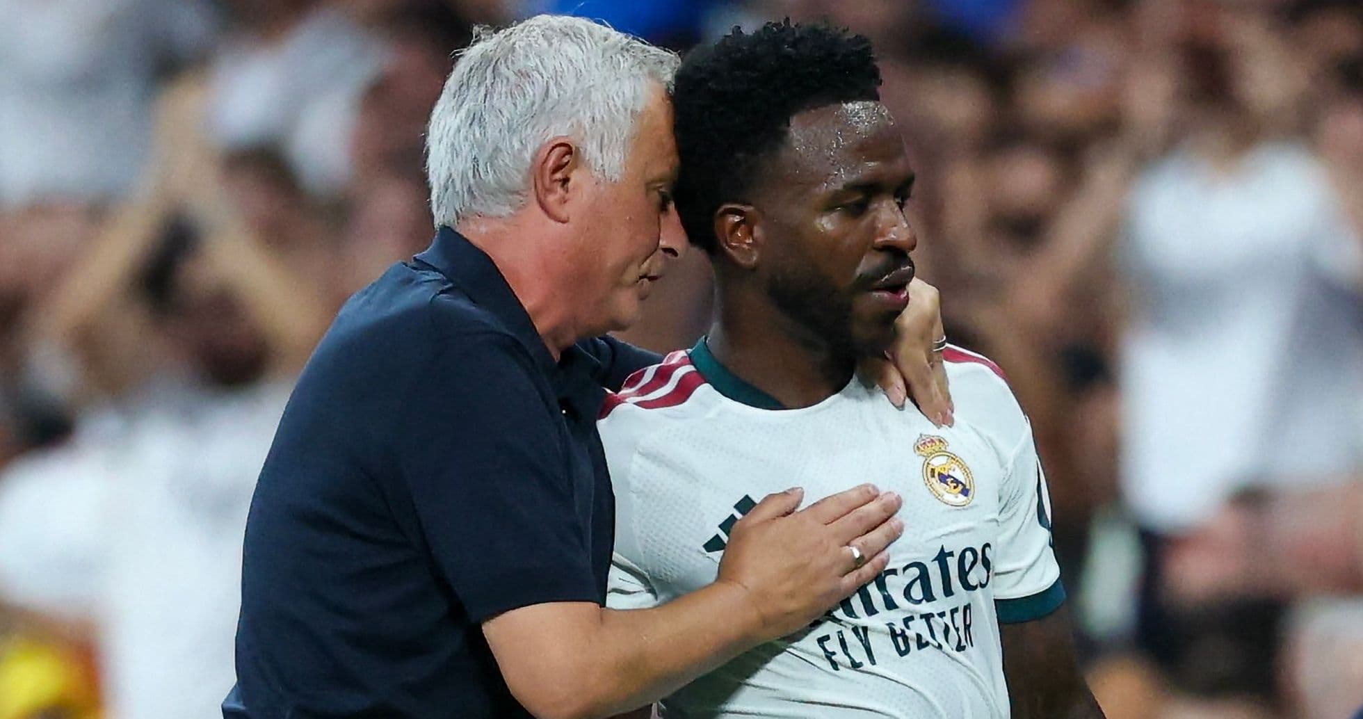 José Mourinho defiende a Vinicius Junior tras ser abucheado en victoria del Real Madrid contra Inter José Mourinho defiende a Vinicius Junior tras ser abucheado en victoria del Real Madrid contra Inter