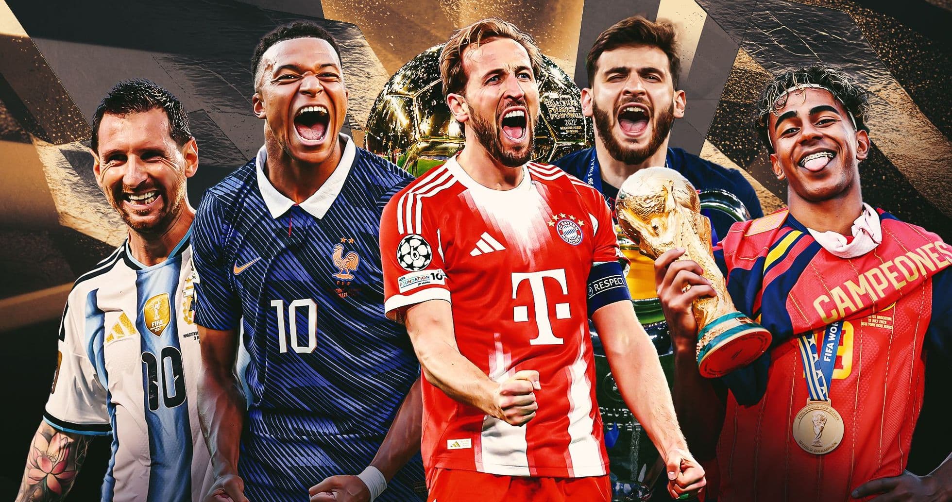 Ranking de Poder para el Balón de Oro 2026: Harry Kane, Lamine Yamal y Kylian Mbappé Lideran la Contienda Ranking de Poder para el Balón de Oro 2026: Harry Kane, Lamine Yamal y Kylian Mbappé Lideran la Contienda