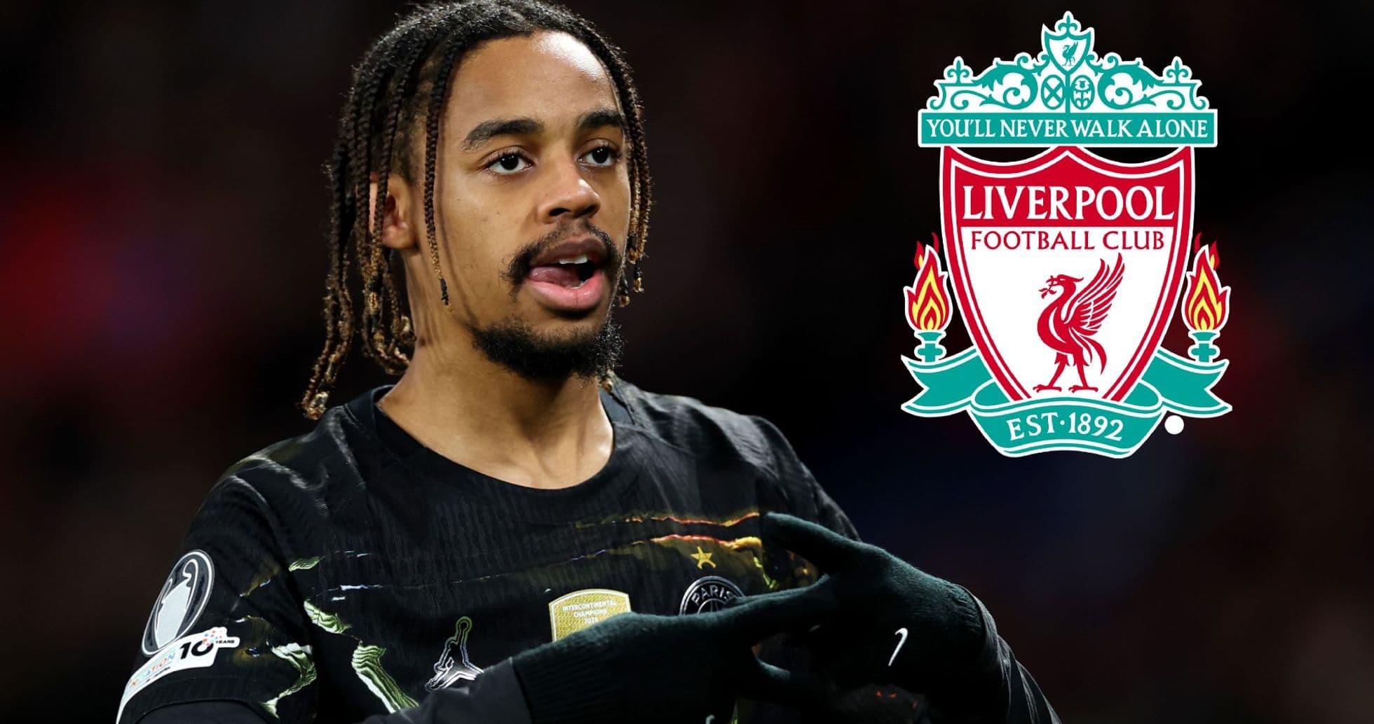 Liverpool mejora oferta de 135 millones de euros por Bradley Barcola tras su ausencia ante Lens Liverpool mejora oferta de 135 millones de euros por Bradley Barcola tras su ausencia ante Lens