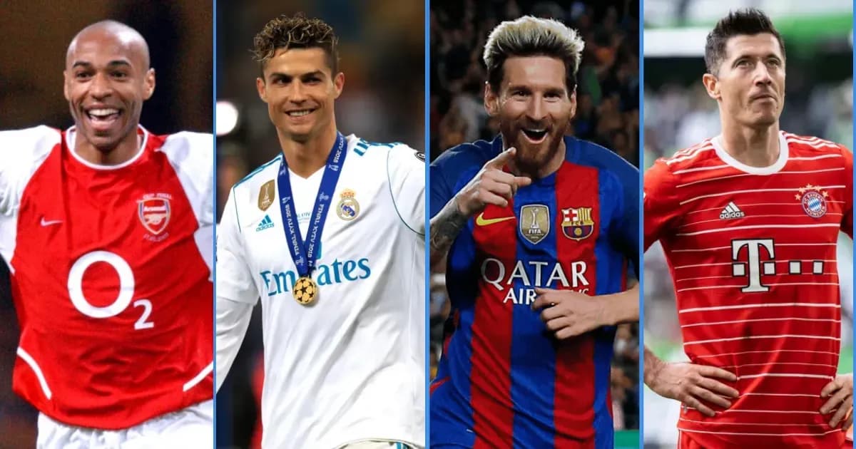 Los 10 Máximos Goleadores de la UEFA Champions League en la Historia Los 10 Máximos Goleadores de la UEFA Champions League en la Historia