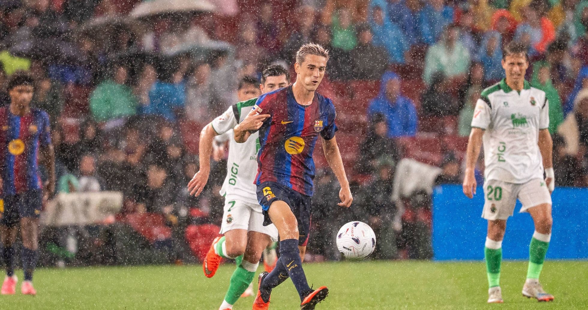Gavi habla con sinceridad tras su regreso y goleada del Barcelona al Racing Santander Gavi habla con sinceridad tras su regreso y goleada del Barcelona al Racing Santander