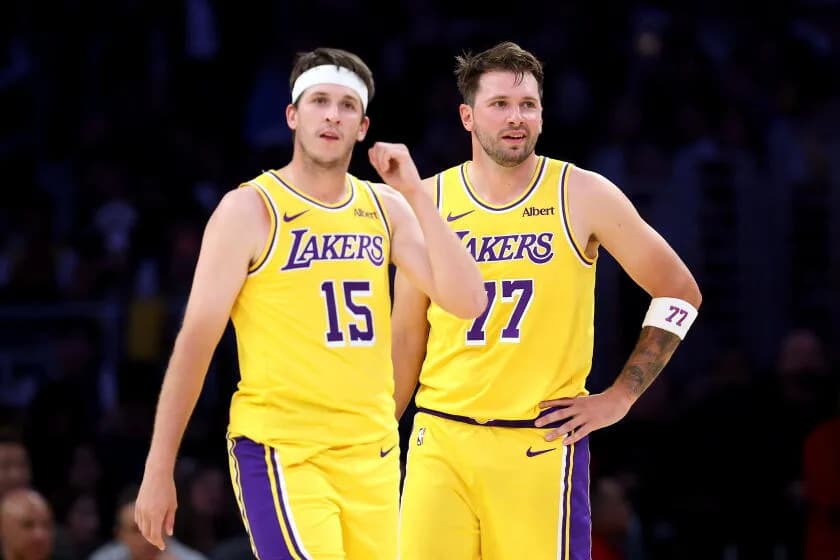 Luka Doncic y Austin Reaves destacan en victoria de pretemporada de Lakers Luka Doncic y Austin Reaves destacan en victoria de pretemporada de Lakers