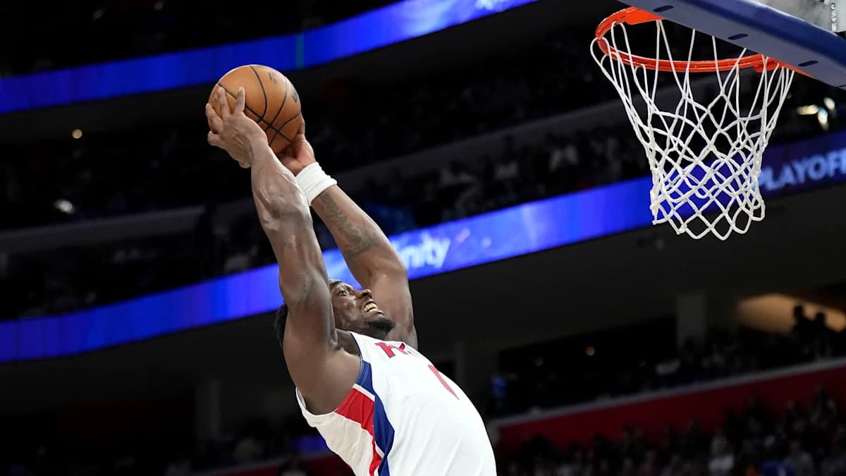 Por qué los Pistons apostaron 200 millones en Jalen Duren pese a sus dificultades en playoffs Por qué los Pistons apostaron 200 millones en Jalen Duren pese a sus dificultades en playoffs