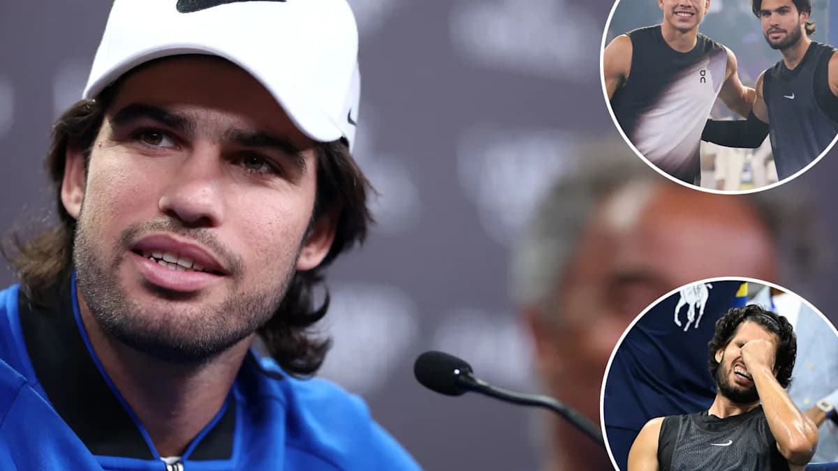 Carlos Alcaraz critica el final a las 3:30 a.m. en el US Open: 'Es demasiado' Carlos Alcaraz critica el final a las 3:30 a.m. en el US Open: 'Es demasiado'