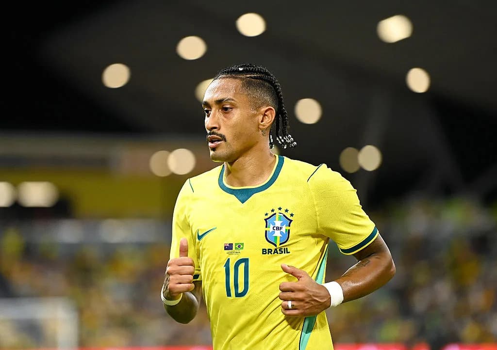 Raphinha como delantero y siete cambios: la alineación de Brasil ante Australia Raphinha como delantero y siete cambios: la alineación de Brasil ante Australia