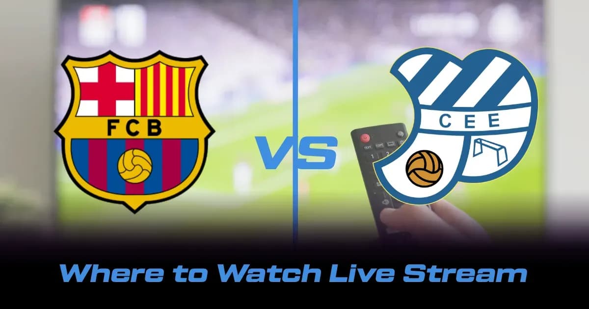 Dónde Ver en Vivo FC Barcelona vs CE Europa: Canales de TV y Streaming Dónde Ver en Vivo FC Barcelona vs CE Europa: Canales de TV y Streaming