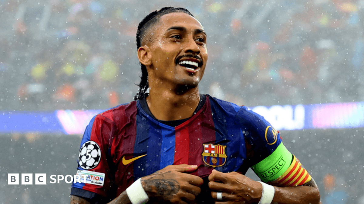 Raphinha lidera la goleada del Barcelona 5-1 sobre Feyenoord en la Champions League Raphinha lidera la goleada del Barcelona 5-1 sobre Feyenoord en la Champions League