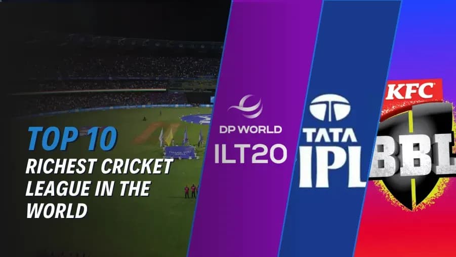 Las 10 Ligas de Cricket Más Ricas del Mundo en 2026: IPL, ILT20, BBL y Más Las 10 Ligas de Cricket Más Ricas del Mundo en 2026: IPL, ILT20, BBL y Más