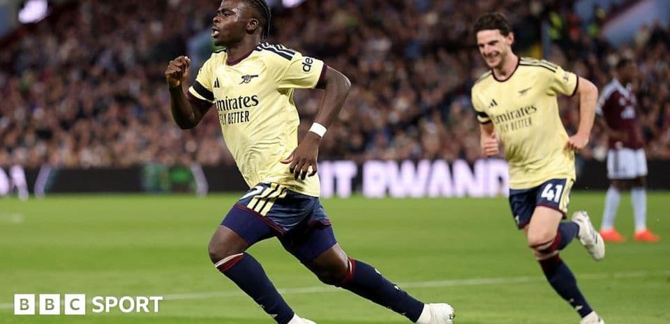 Valoraciones de jugadores tras la victoria ajustada del Arsenal sobre Aston Villa Valoraciones de jugadores tras la victoria ajustada del Arsenal sobre Aston Villa